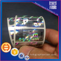 3D Aangepaste Hologram Zilveren Sticker